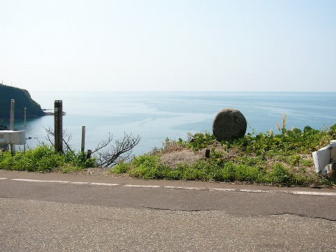 たどり着いた旧道から