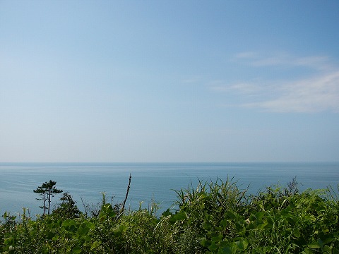 ピークから海を