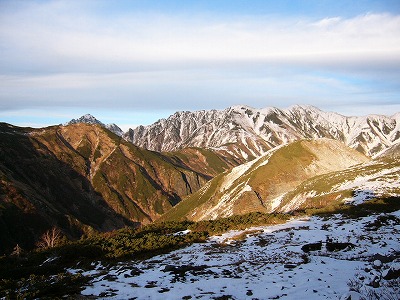 室堂乗越から別山へ稜線