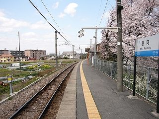 広がる畑、ところどころビニールハウス。