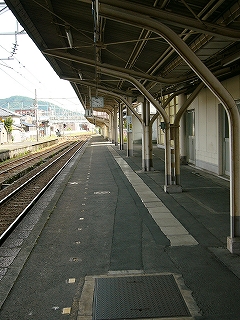 1番線敦賀方にて