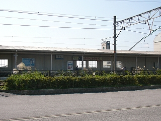 下り線ホーム。